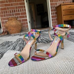 Nina Rainbow Strappy Heels